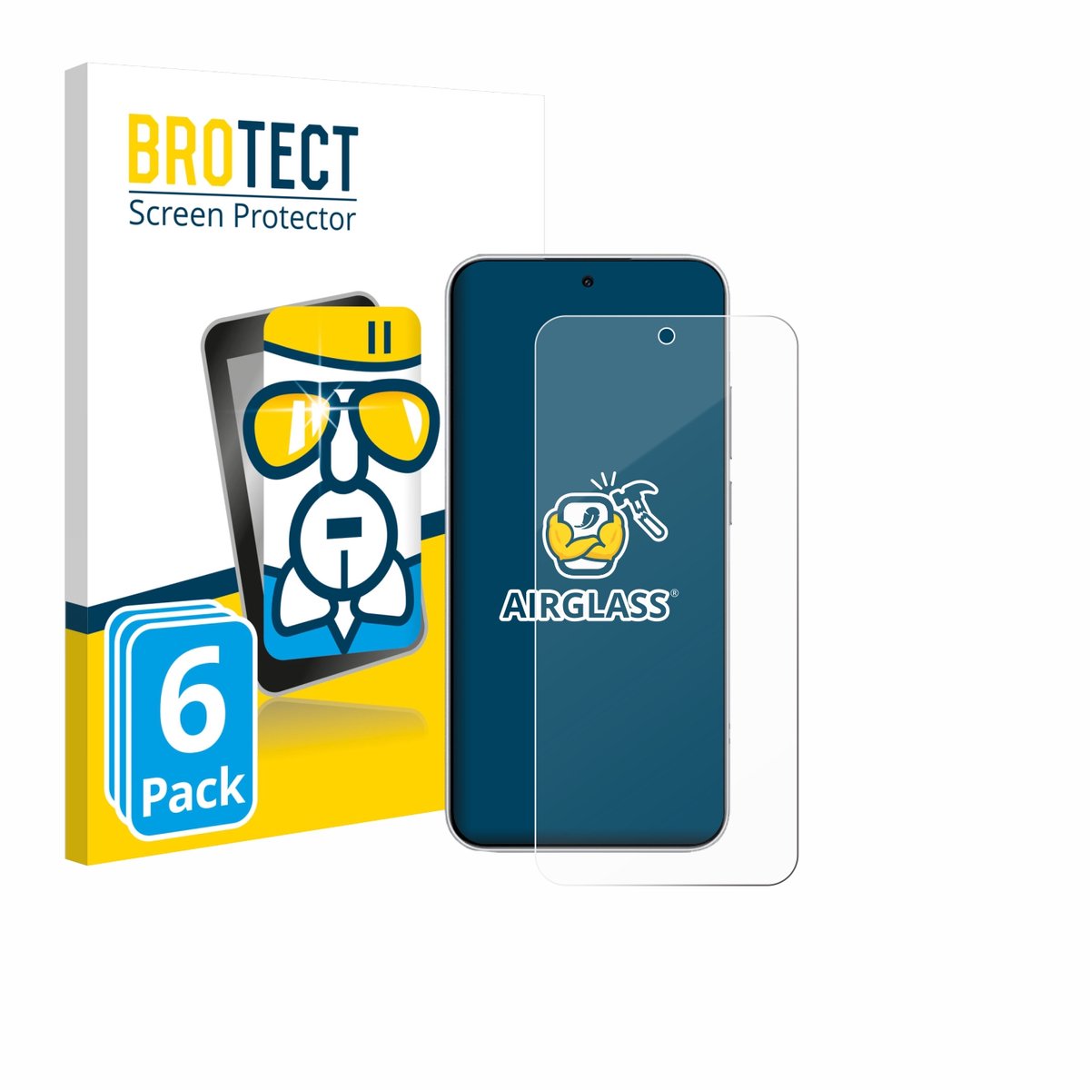 Screenprotector 6 Stuks voor Xiaomi Redmi Note 15 Pro Beschermglas transparant