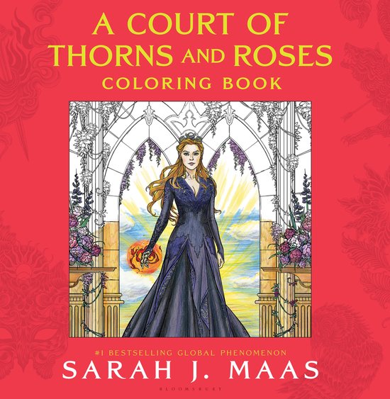 A Court of Thorns and Roses Coloring Book - cover