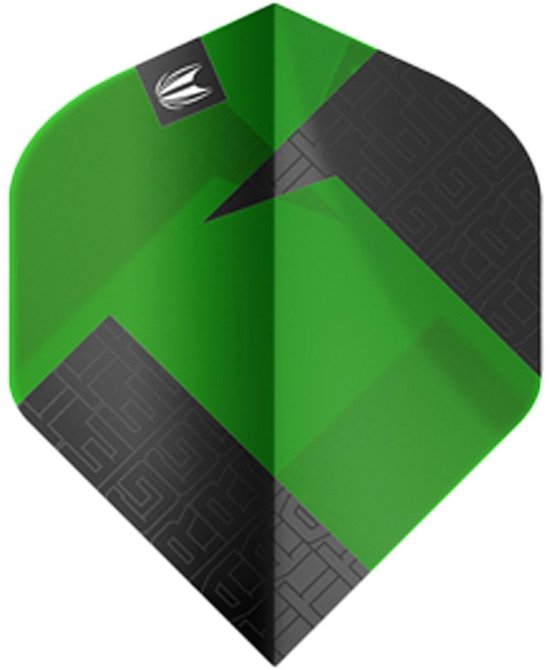 Target Tag 3 Set Black Green NO2 - Dart Flights van Target — afbeelding 4