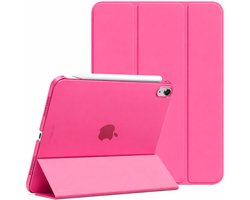 Sounix Tablet Hoes Geschikt voor Apple iPad 11 (2025) A16/iPad 10.9 Inch 10e generatie (2022) - Hoesje - Rode Roos