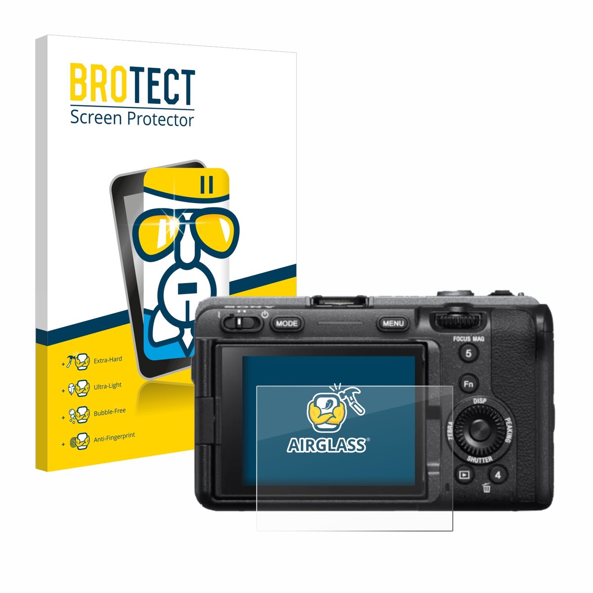 Screenprotector voor Sony FX3 Beschermglas transparant