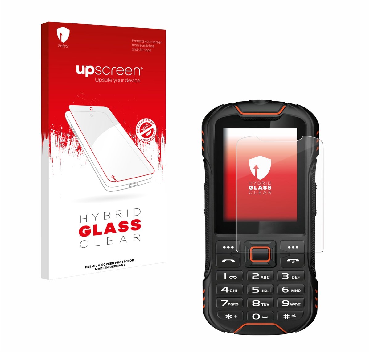 upscreen - Screenprotector voor Gigaset GLX8 - Folie Beschermfolie Beschermglas transparant