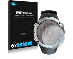 Savvies - Screenprotector voor Suunto Ambit3 Peak Sapphire - Folie Beschermfolie transparant 6 Stuks