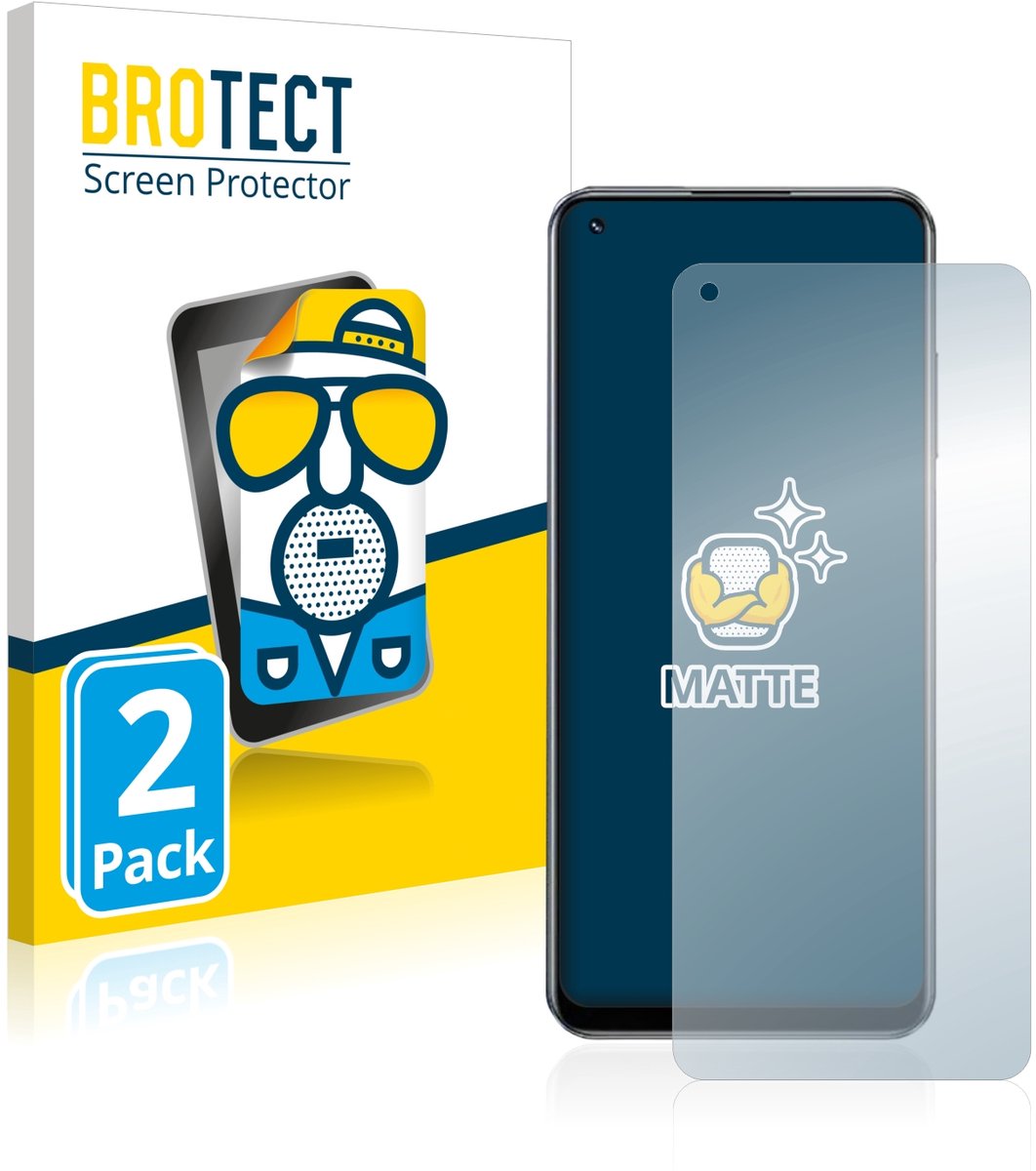 BROTECT - Screenprotector voor realme 10 - Folie Beschermfolie matte 2 Stuks