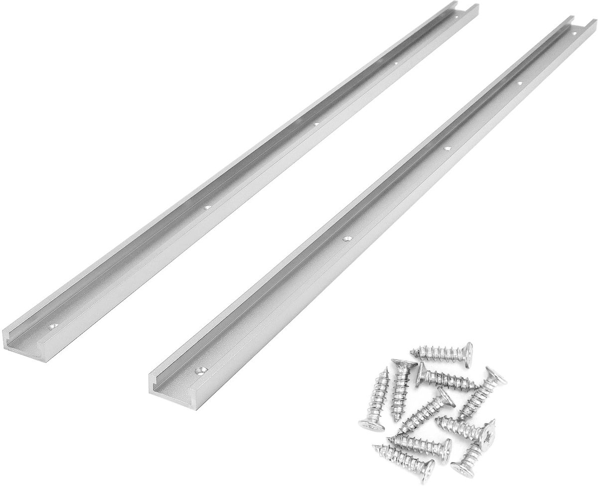 T-rail T-gleuf Verstekrail - 800 mm Aluminium - Duurzaam en Sterk