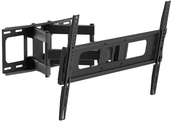 Nanook draaibare TV-beugel 40–77 inch | Solid+ Full motion| Draaibaar & kantelbaar | Extra stabiele constructie | 15° kantelbaar | VESA tot 600x400 | Draagkracht tot 45 kg | Geschikt voor alle gangbare tv’s | Inclusief montagemateriaal