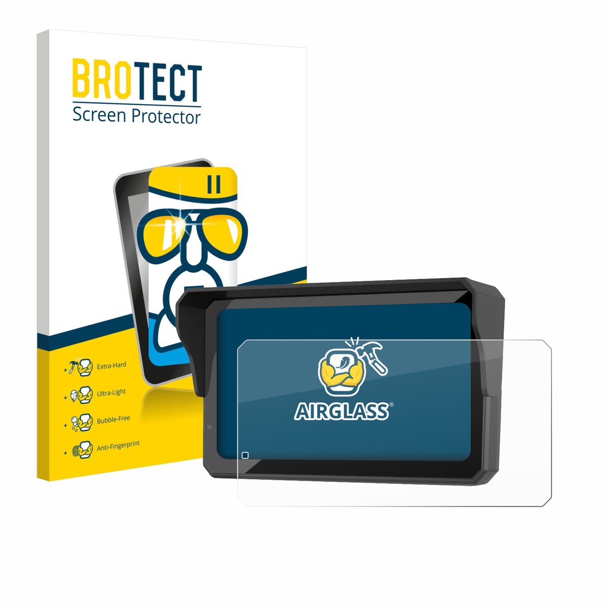 Screenprotector voor Carpuride W602BS Beschermglas transparant