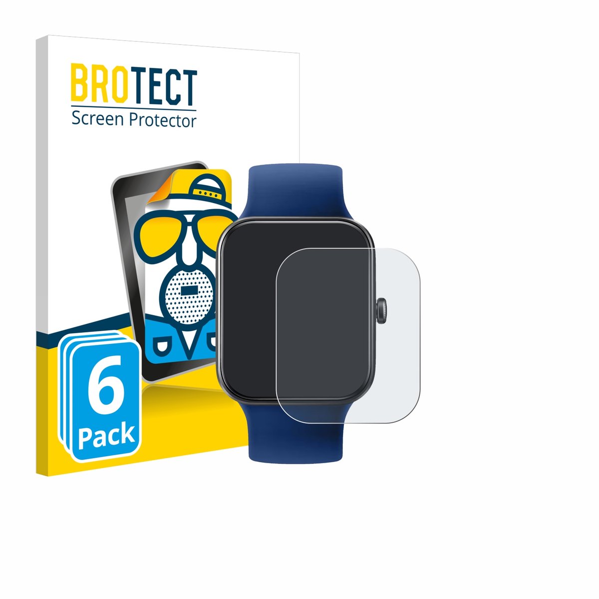 BROTECT - Screenprotector voor Decathlon CW500 M - Folie Beschermfolie matte 6 Stuks