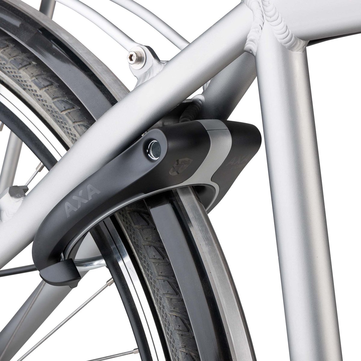 AXA Victory Frameslot – ART 2 fietsslot – Met Plug‑in mogelijkheid – Extra sterk gehard staal – Multi‑bevestiging – Beveiligingsniveau 14 – Zwart/Zilver – foto 4