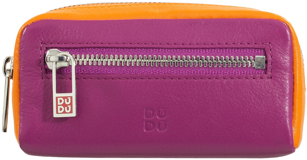 DuDu Sleuteltasje - Leren Etui - 2 Karabijnhaken - Compact