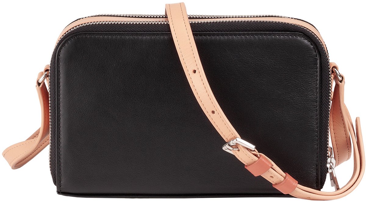 Dudu - Dames Schoudertas - Natuurlijk Leer - Minimalistisch Design - Verstelbare Band