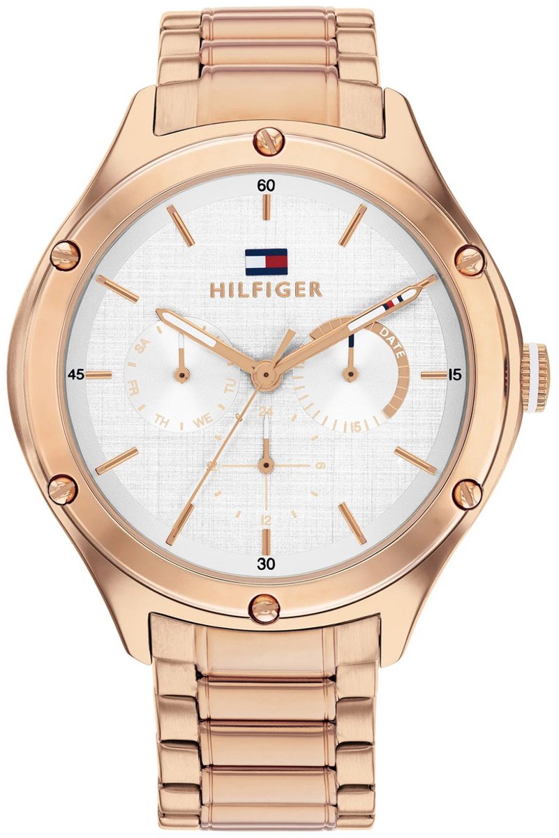 Tommy Hilfiger - Dameshorloge - Kwarc - Wit - 40MM