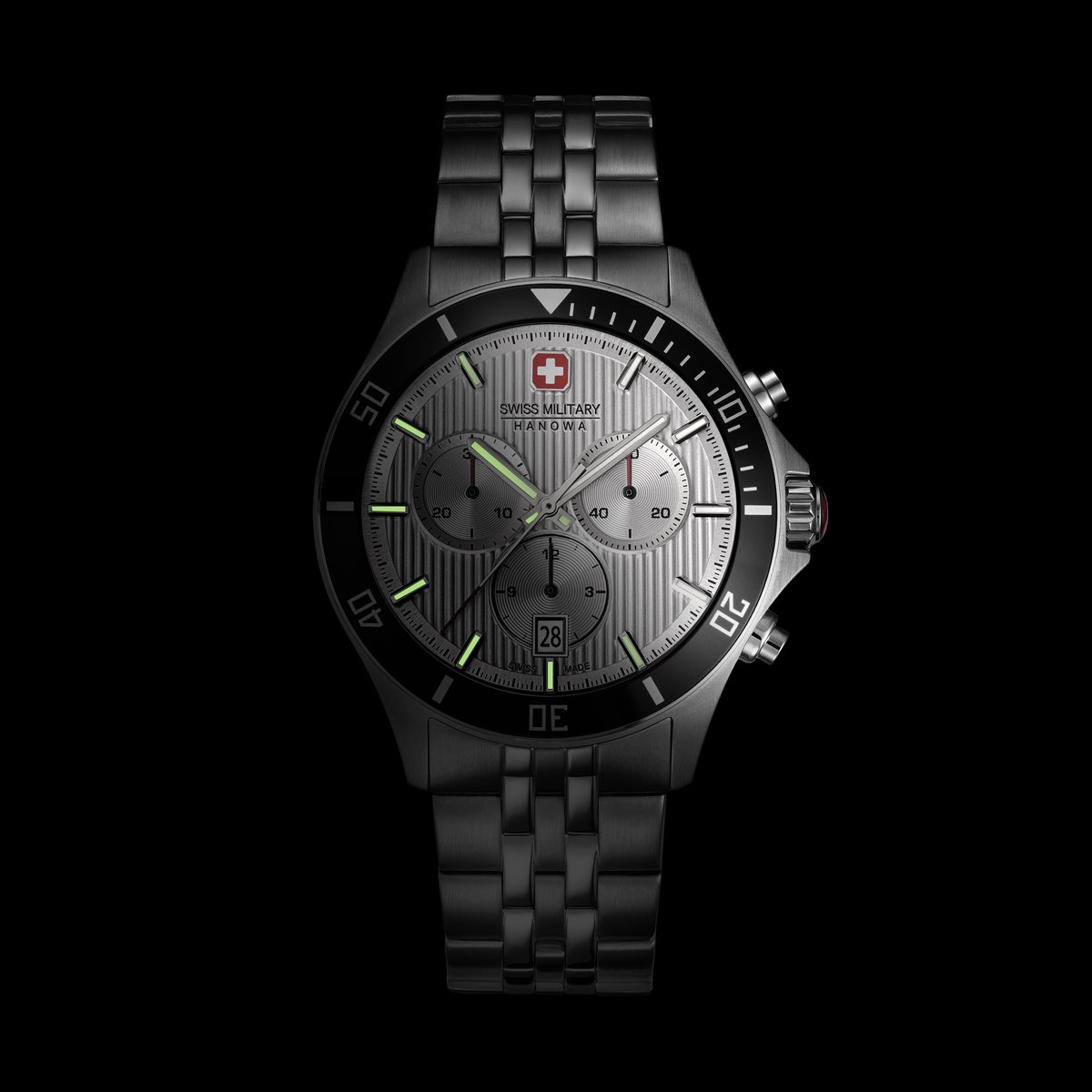 SWISS MILITARY HANOWA FLAGSHIP HERITAGE CHRONO SMWGI0007602