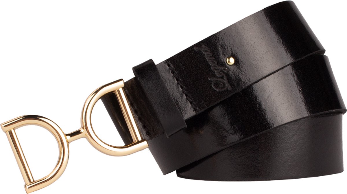 Legend Dames - Leren riem - Zwart - 90cm
