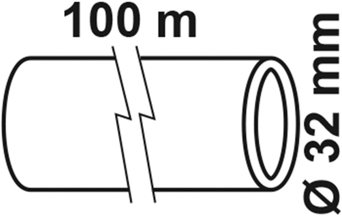 KIRCHHOFF tyleen/socarex slang, Ø 32 mm, rol 100 m
