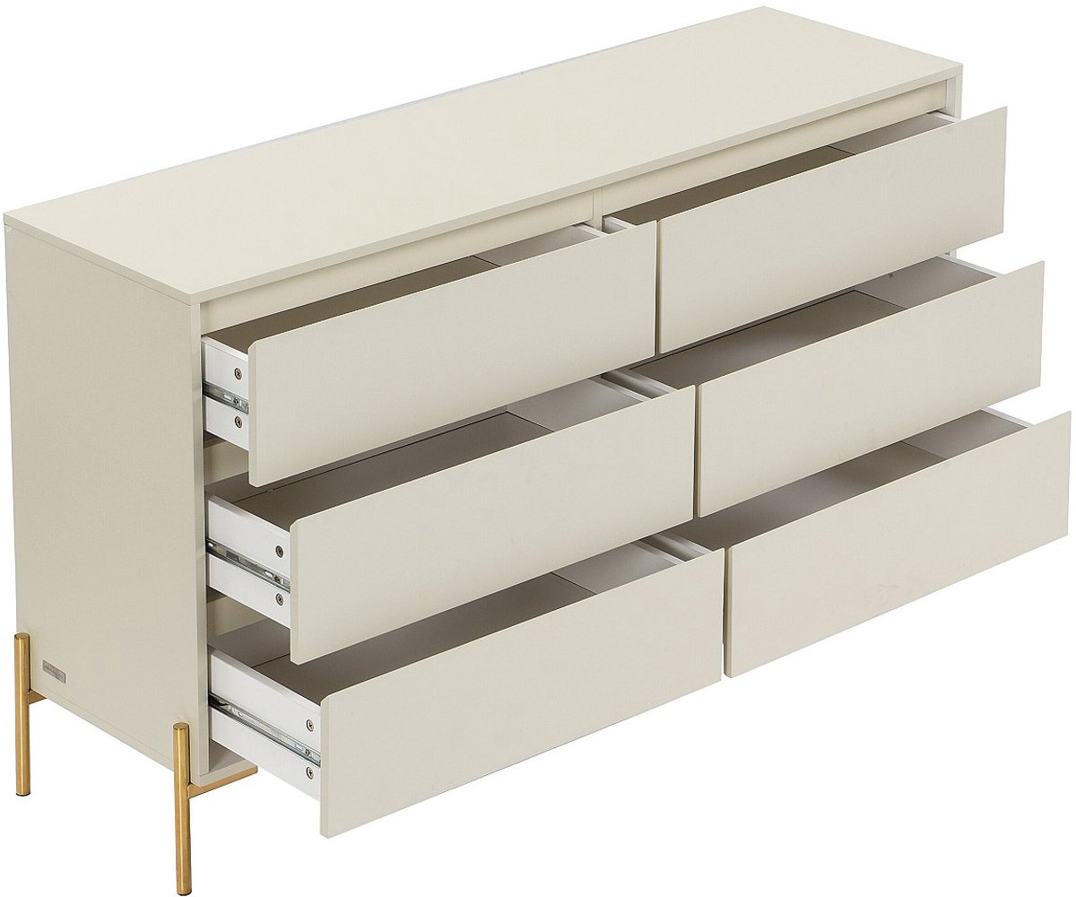 Vente-unique Sidetable-bureau - Kleur: donker houteffect - TOPANIA