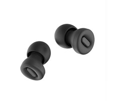 Klar Focus Earplugs- Oordoppen - Voor Concentratie - Focus en Reizen- Comfortabele, Herbruikbare Gehoorbescherming - 23dB SNR Geluidsdemping - 4 Maten Zachte Siliconen Eartips XS/S/M/L - Space/Zwart