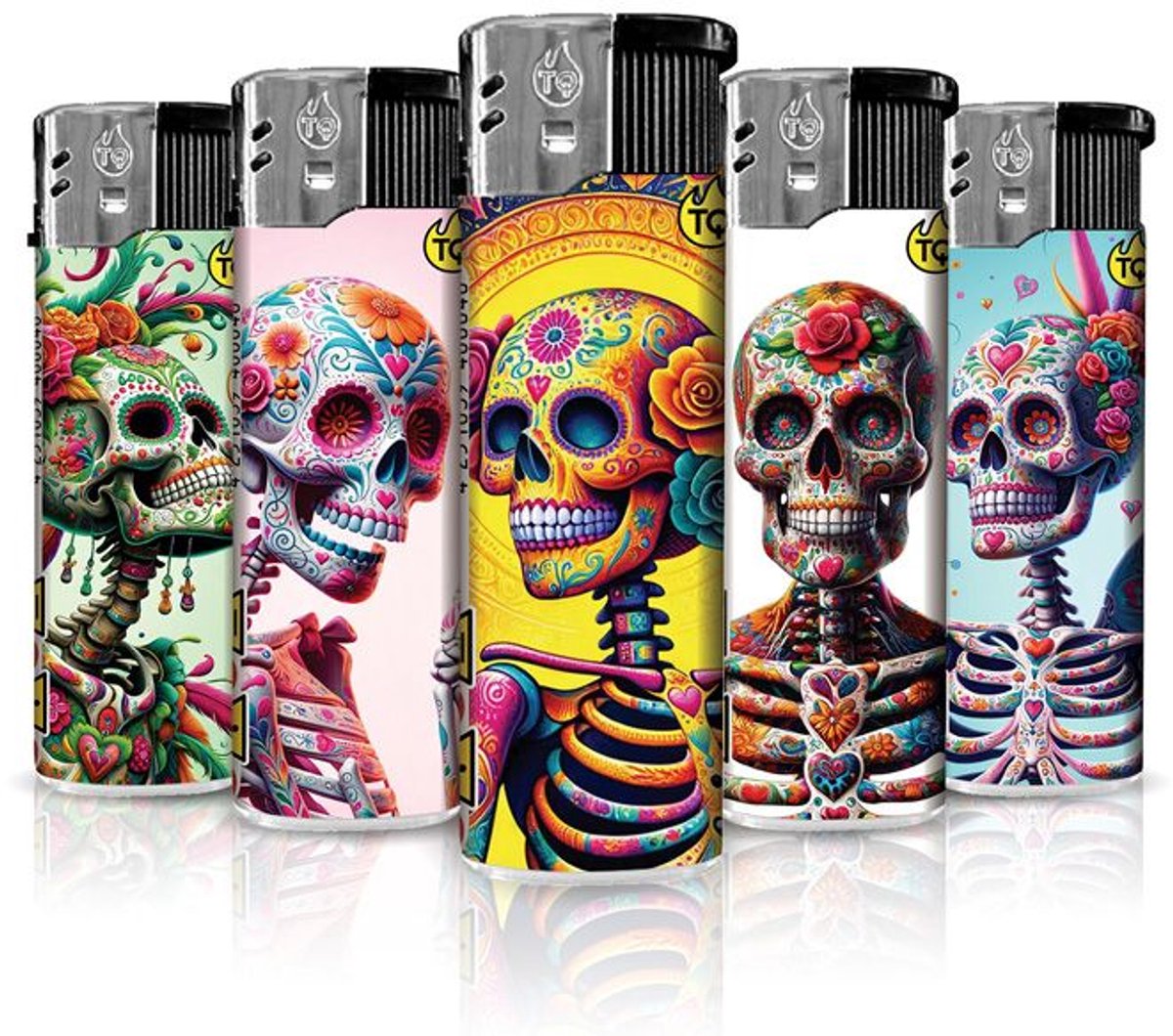 Wegwerpaansteker - CALAVERA - TQ lighter - (5stuks)
