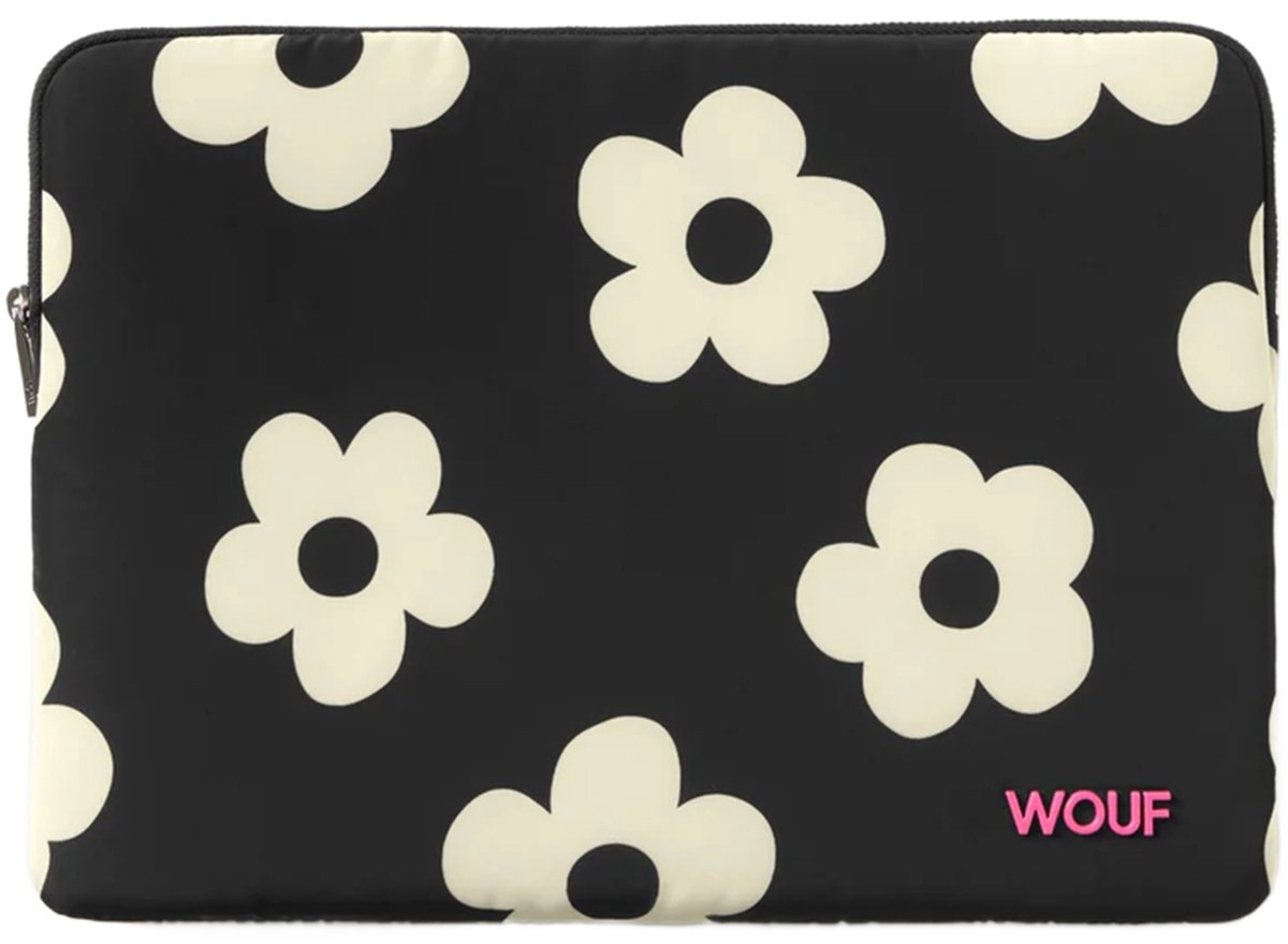 Wouf Daily laptop hoes 13-14 inch - Laptopsleeve - Night Daisy