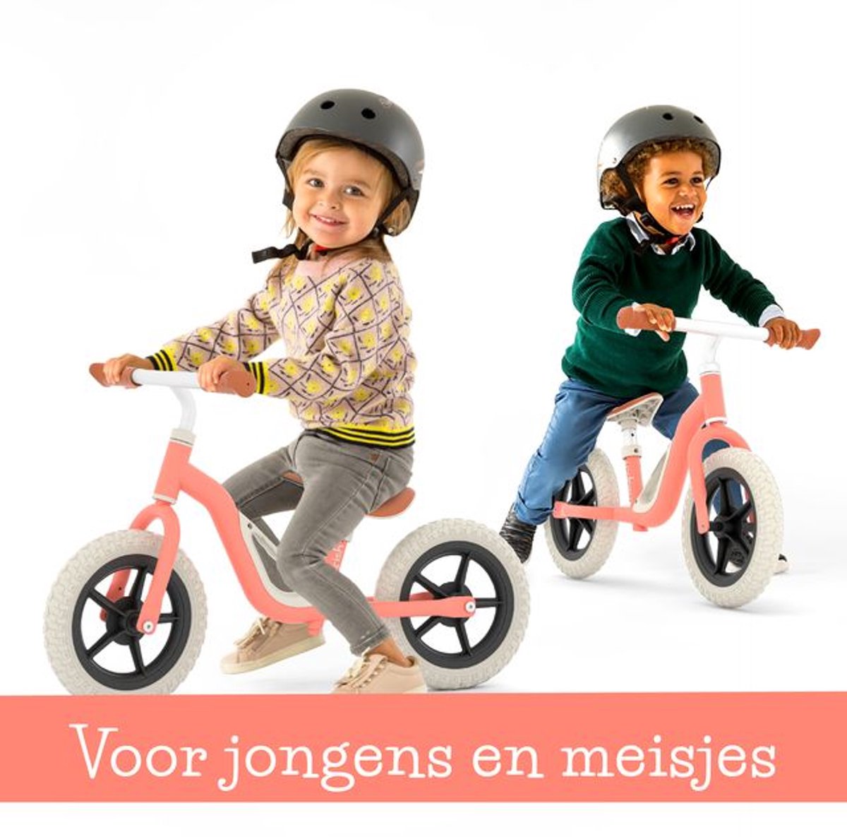 Chillafish Loopfiets 2 jaar - Lichtgewicht met verstelbaar zadel en stuur - Roze - Loopfiets voor jongens en meisjes tot 4 jaar met handvat om te dragen en anti lek banden - Model Charlie — afbeelding 8