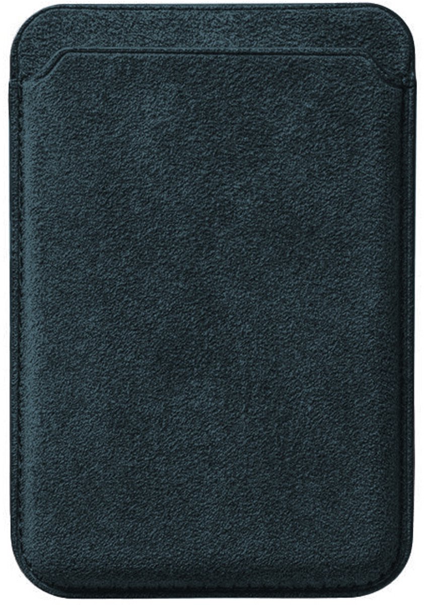 Alcanluxury Alcantara MagSafe wallet - Navy Blue