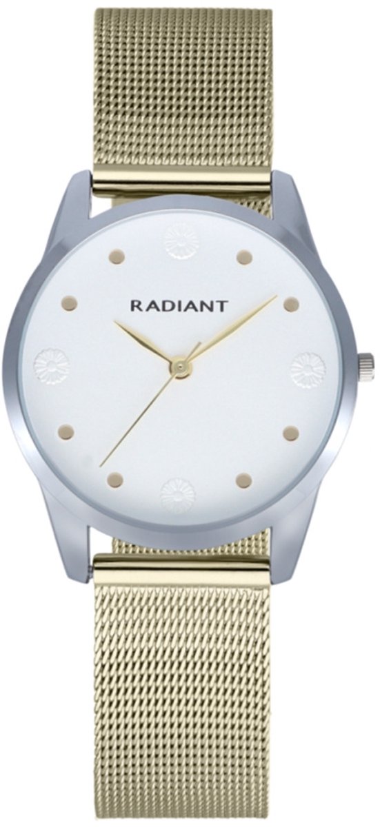 Radiant RA593202 - Dameshorloge - Kwarc - Wit - Staalband