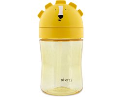 Trixie | Rietjesbeker - Mr. Lion - Antilek Beker - Met Rietje -Tritan - Geschikt voor de Vaatwasser