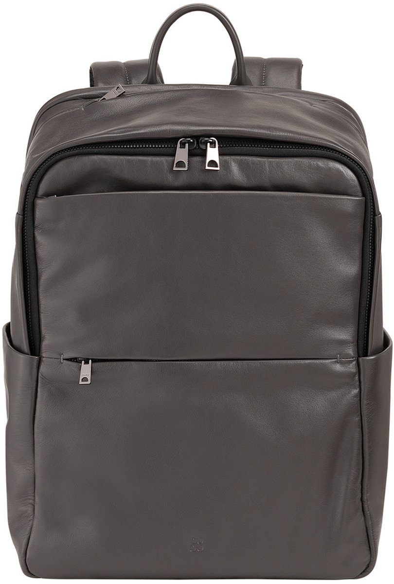 DuDu Sydney Dagrugzak Leer 42 cm Laptop compartiment - 39cm (15,4 duim) - anthracite
