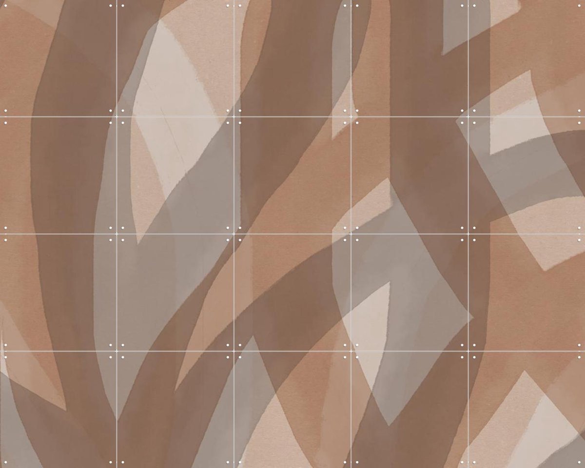IXXI Neutral Watercolor No. 4, Dina Dankers & Various - 100 x 80 cm - Gratis ophangtool - Grote wanddecoratie en posters - Minimalisme, Abstract