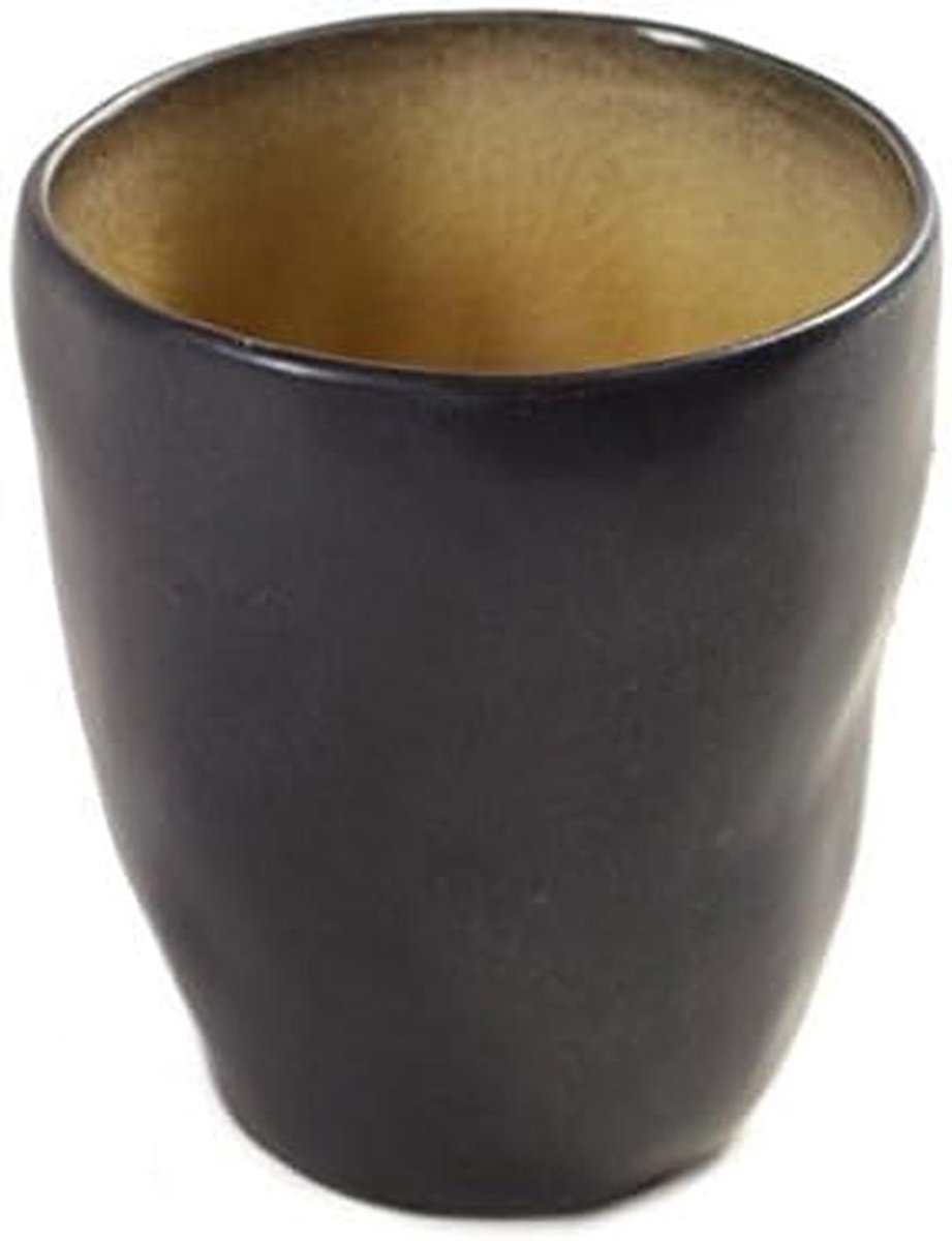 Servies Set Koffiepot en Kopjes Grijs Ambachtelijk Keramiek