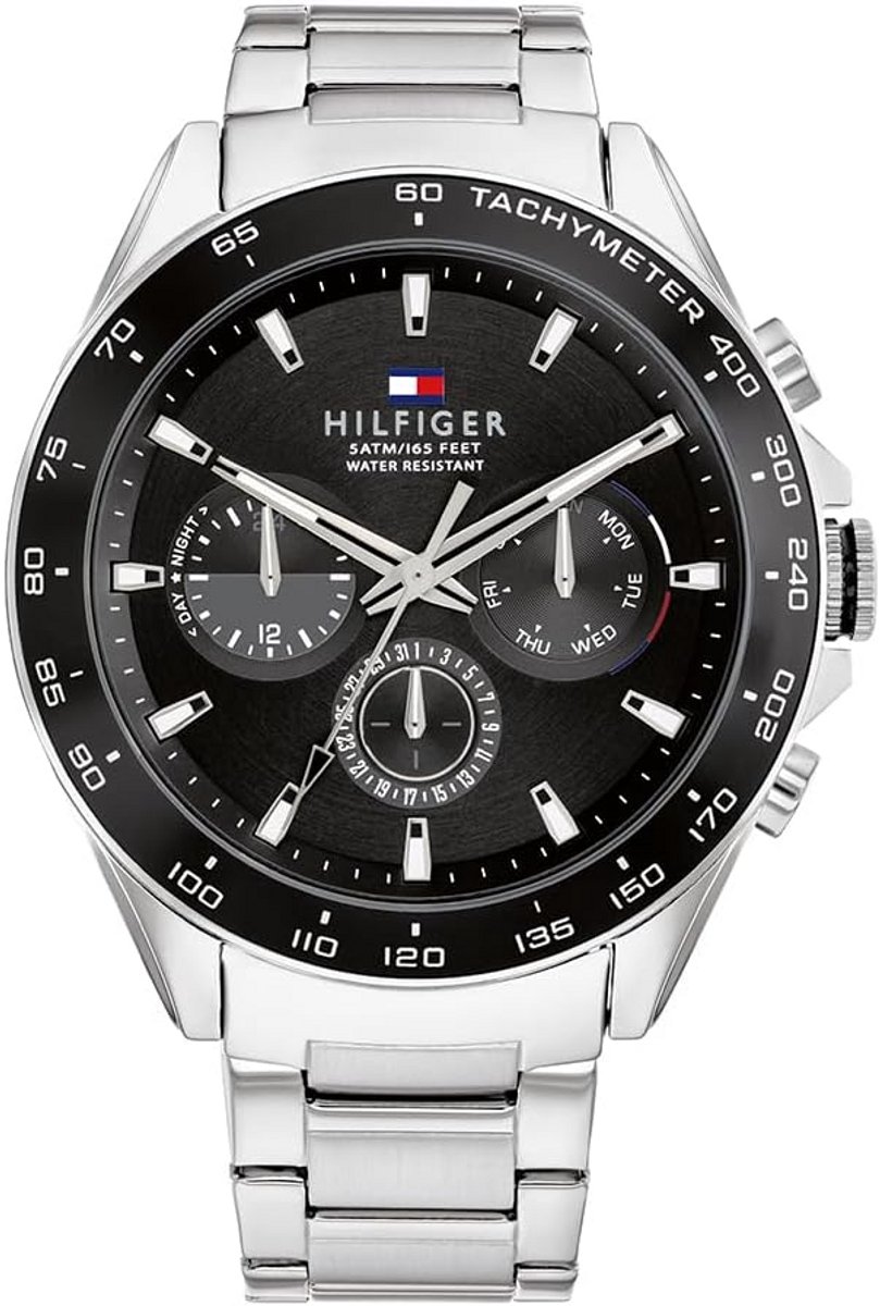 Analoog Kwarts Herenhorloge met Roestvrij Stalen Band