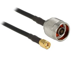 N (m) - RP-SMA (m) kabel - CFD200/RF200 - 50 Ohm / zwart - 0,50 meter