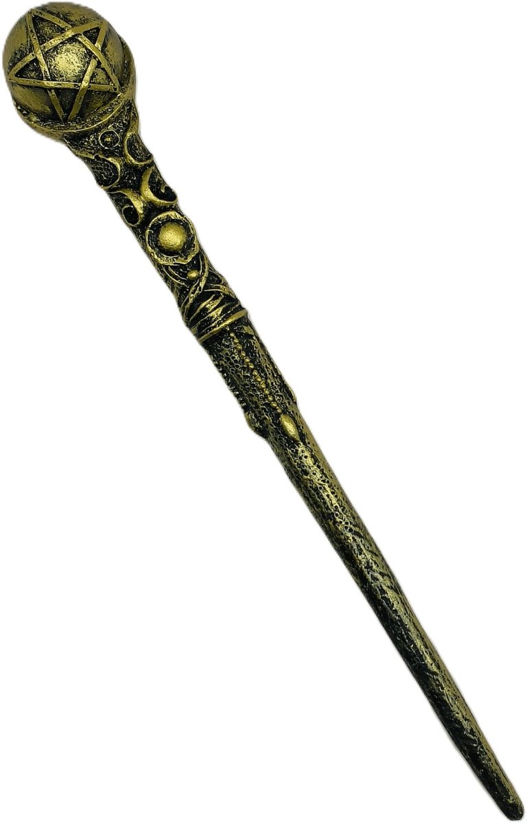 Something Different Toverstaf Bronze Pentagram Bronskleurig