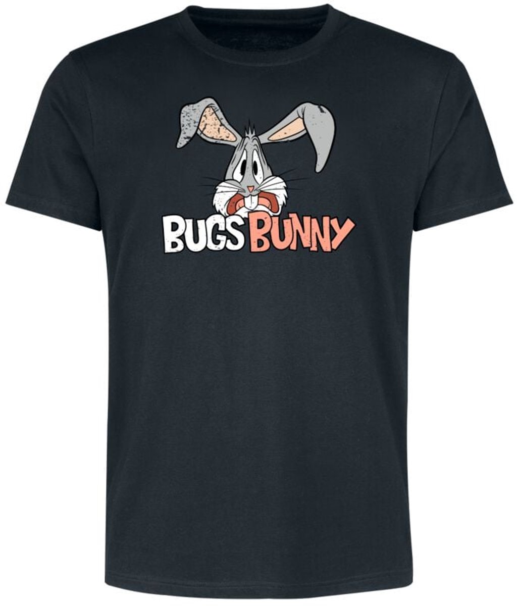 Looney Tunes Bugs Bunny Heren T-shirt - zwart - S