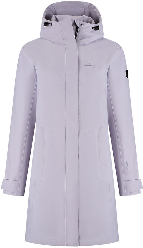 Killtec Dames parka functionele parka met afritsbare capuchon voor hondenbezitters Ostfold WMN PRK B waterdicht, winddicht, ademend 00814-donker navy 40