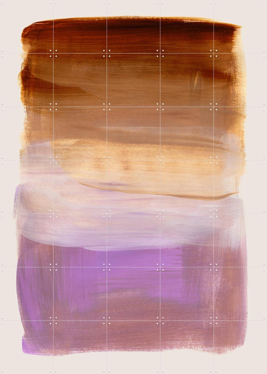 IXXI Abstract Brush Strokes 185, Mareike Böhmer - 100 x 140 cm - Gratis ophangtool - Grote wanddecoratie en posters - Kwaststreken, Abstract