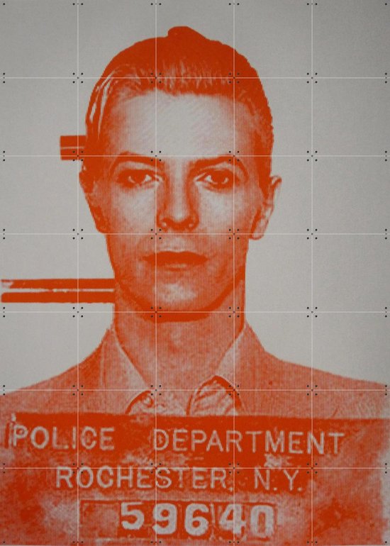 IXXI Images David Bowie, David Studwell & Bridgeman - 100 x 140 cm - Support de suspension gratuit - Grande décoration murale et posters - Photographie, Vintage,
