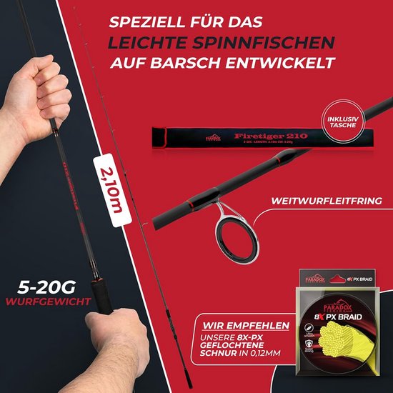 Spinhengels Set voor Snoek, Baars en Snoekbaars - Diverse Lengtes en Werpgewichten - Compleet Vispakket — afbeelding 4