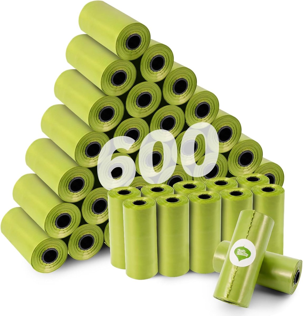 Famanu – Hondenpoepzakjes - biologisch afbreekbaar - 40 rollen - poepzakjes voor honden - lekvrij - hondenzak - poep - draagbaar - dikke hondenzakken - hondenaccessoires met poepzakdispenser - 33 x