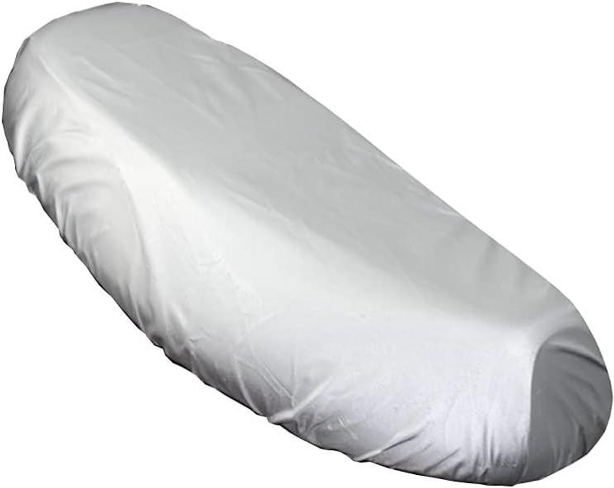 Allecto- Motorstoelhoes - Universele Oxford-stof - Waterdicht - Zilver - Motorfiets - Scooterhoes - XL