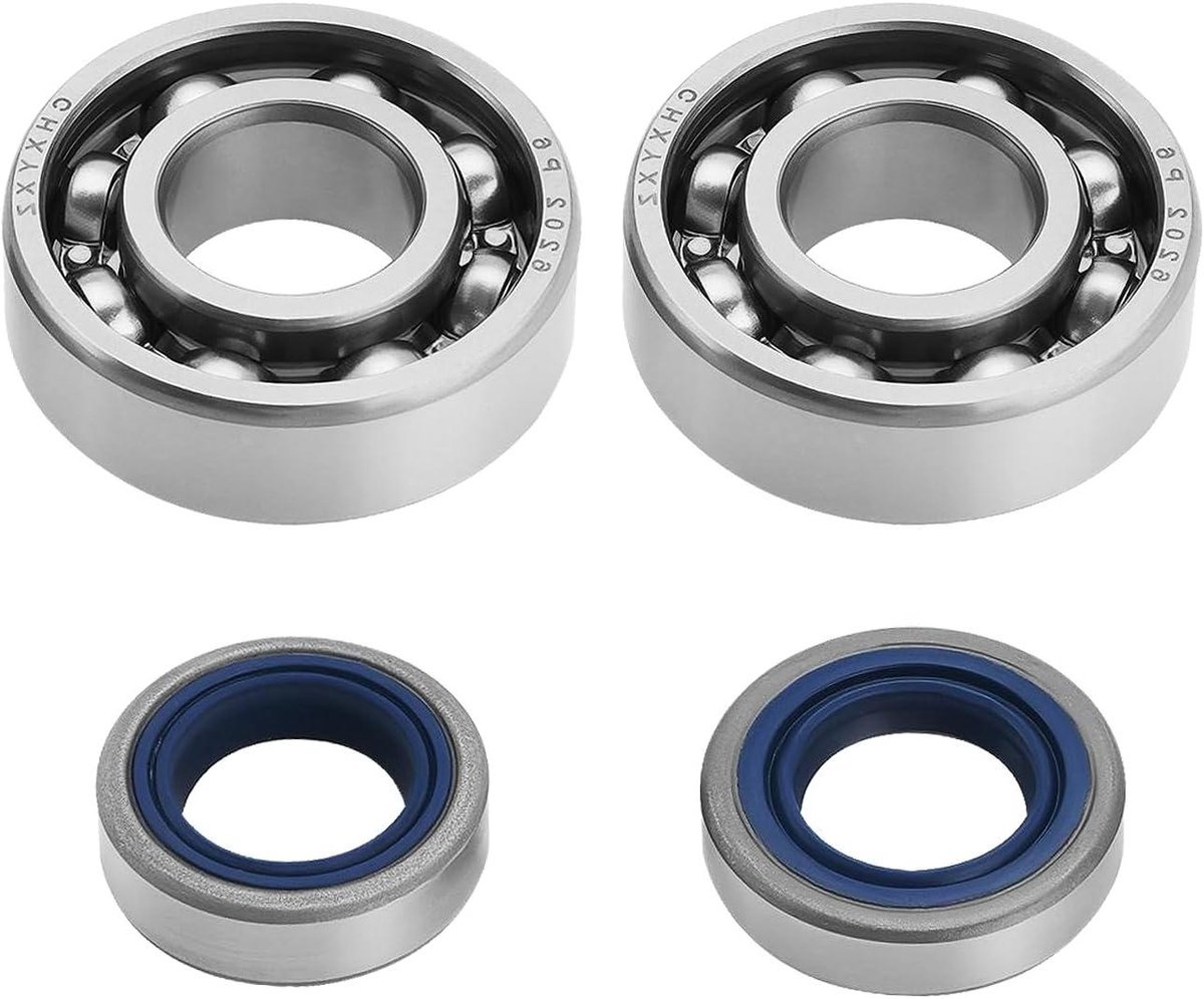Allecto- Zaag Hoofd Krukas Lager en Seal Vervanging - Afgesneden - Compatibel met TS410 TS420 - Stihl Onderdeel - 1 Sets - 9503 003 0351, 9630 951 1696, 9640 003 1570 - Rood