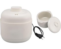 Core® Slowcooker met timer - Slowcooker - Crockpot - Wit - ‎23cm x 23cm x 22cm