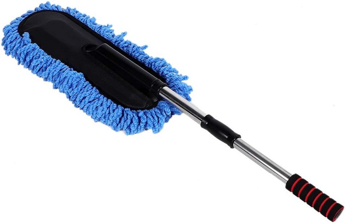 Inklapbare Autowasborstel met Zachte Microvezel en Spons voor Grondige Reiniging