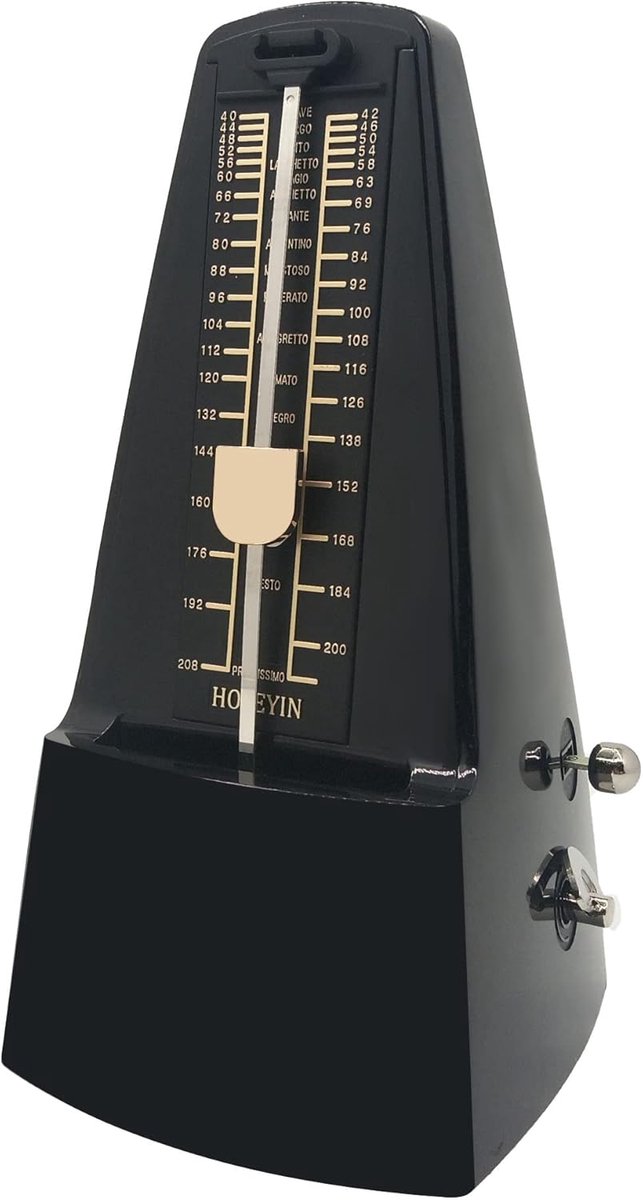 Mechanische Metronoom voor Gitaar Piano Viool Universele Ritmetrainer