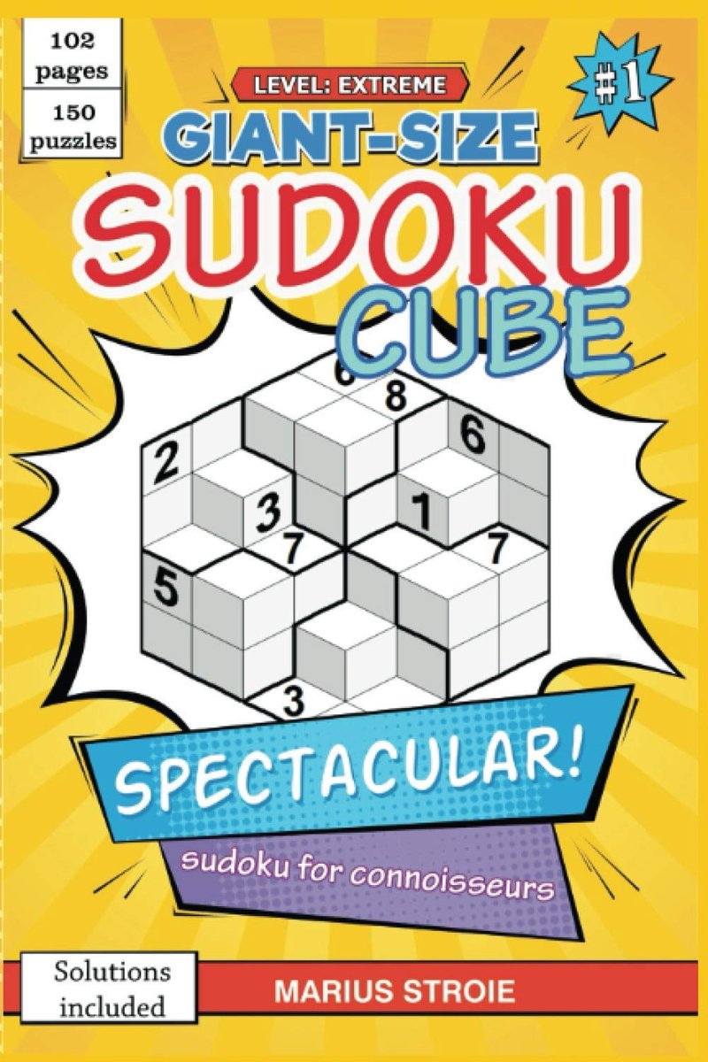 Sudoku Kubus - 3D Puzzel - Hersentraining - Unieke Variatie - 15x23 cm