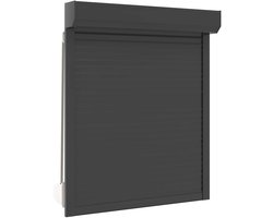 vidaXL - Rolluik - Antraciet - 100 - x - 120 - cm - Aluminium - en - polyurethaan