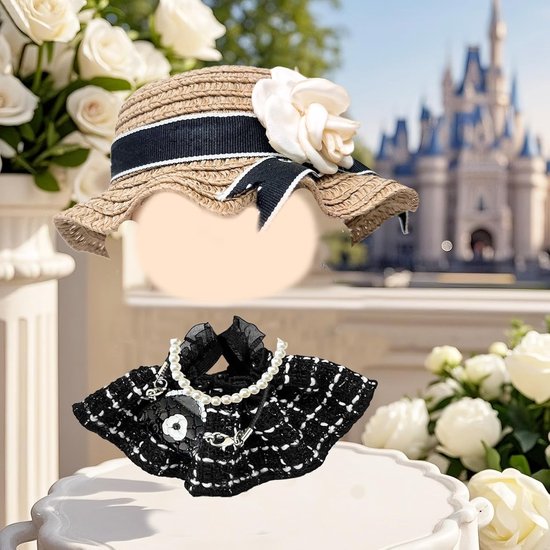 Elegante Poppenkleding Set voor 17 cm Pop met Jurk, Hoed en Accessoires van Merkloos — afbeelding 2