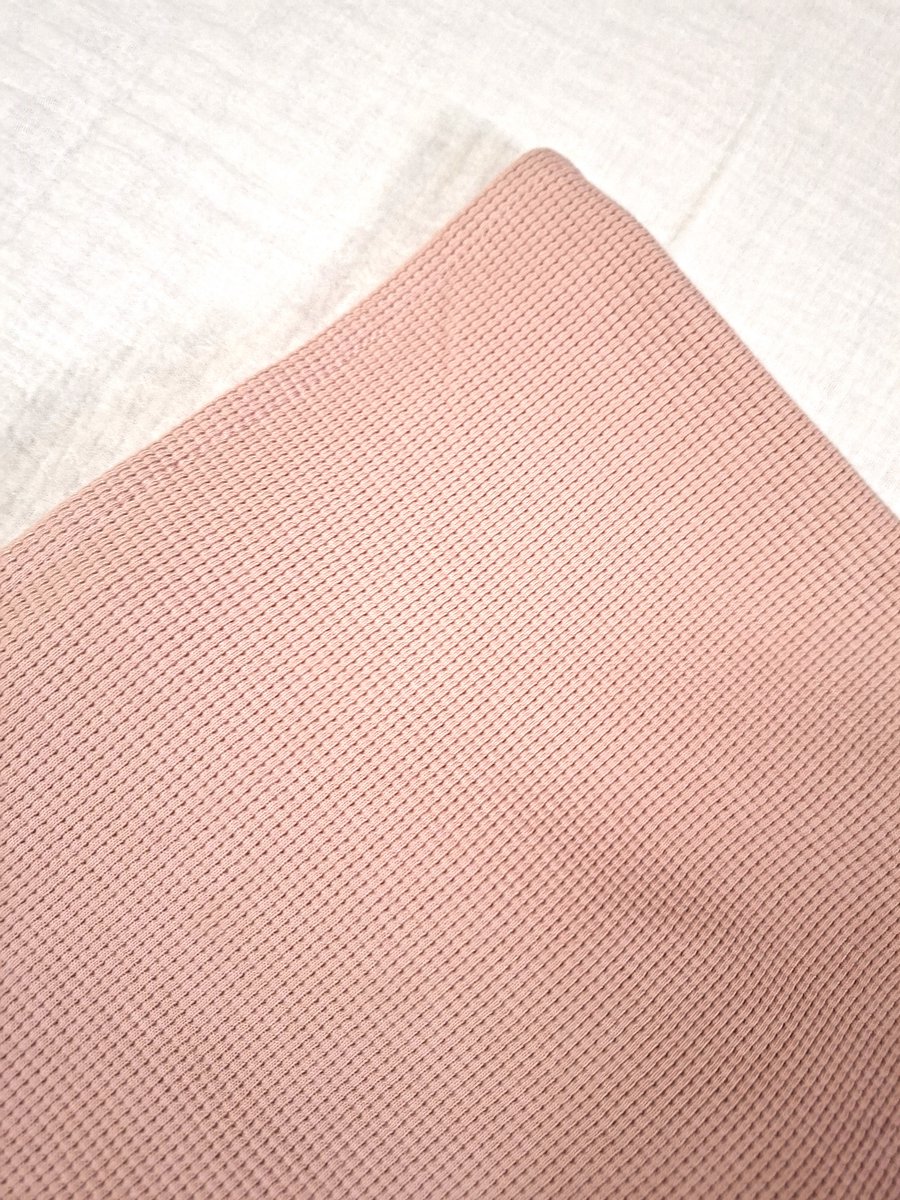 Oogappel Tricot Wafel Deken Wieg 75x100 cm-Roze