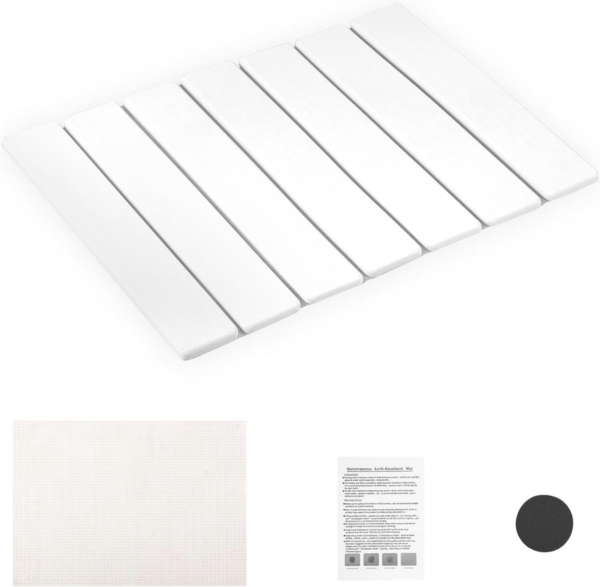 Sneldrogend Antislip Afdruiprek Antislipmat voor Keuken en Badkamer 40x30 cm