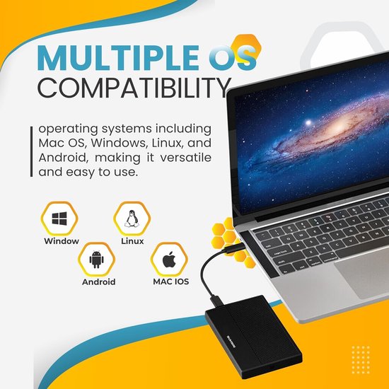 Draagbare Externe Harde Schijf 1TB USB 3.0 Geheugenuitbreiding voor PC, Laptop en Gameconsoles — afbeelding 4